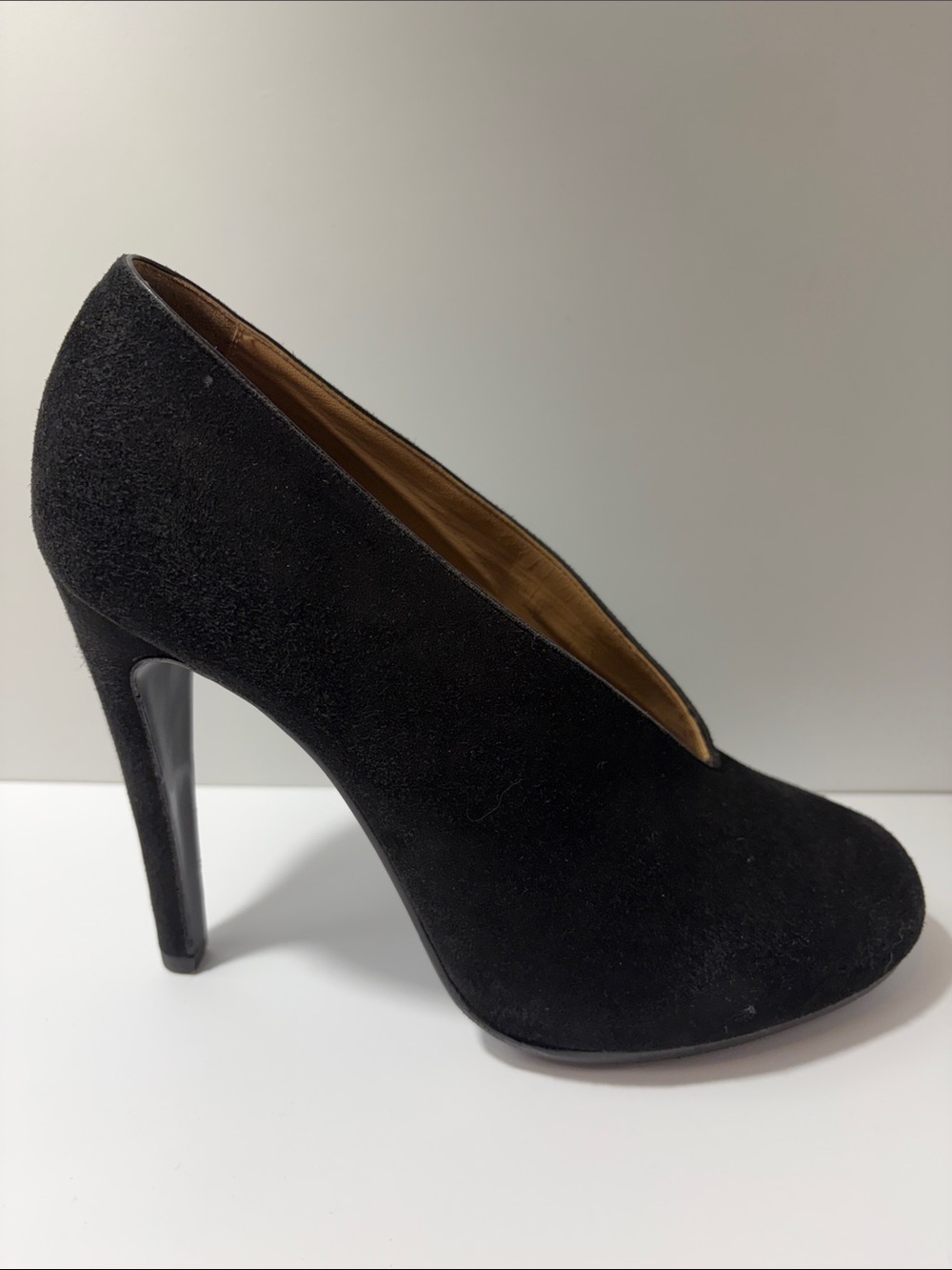 Hermes Florida Black Suede Pumps
